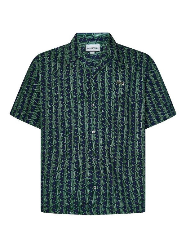 LACOSTE: Camisas - Camisa - Verde