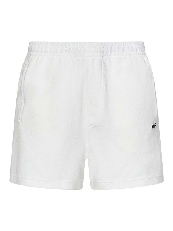 LACOSTE: Shorts - Shorts - Blanco