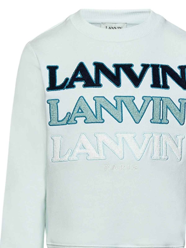 The Best Shops LANVIN: スウェット＆セーター - スウェットシャツ/セーター - ブルー