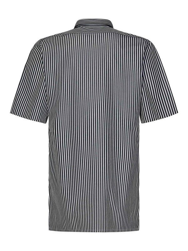 Maison Margiela: shirts online - Striped Cotton C Shirt