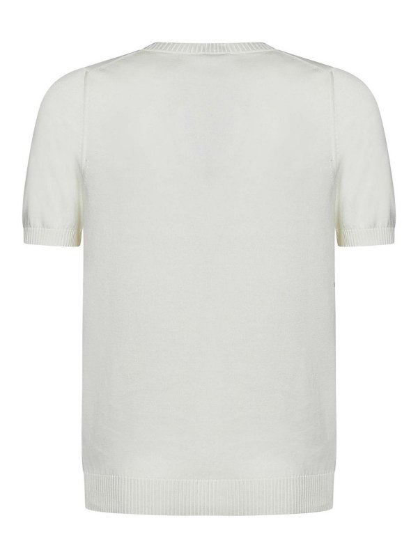 The Best Shops MALO: クルーネック - クルーネック - 白