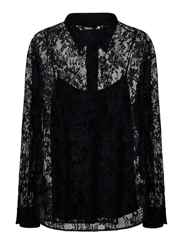 MOSCHINO: shirts online - Lace Shirt