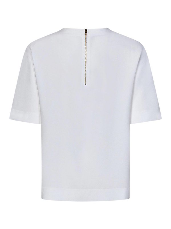 MOSCHINO: Blouses online - Blouse - Blanc