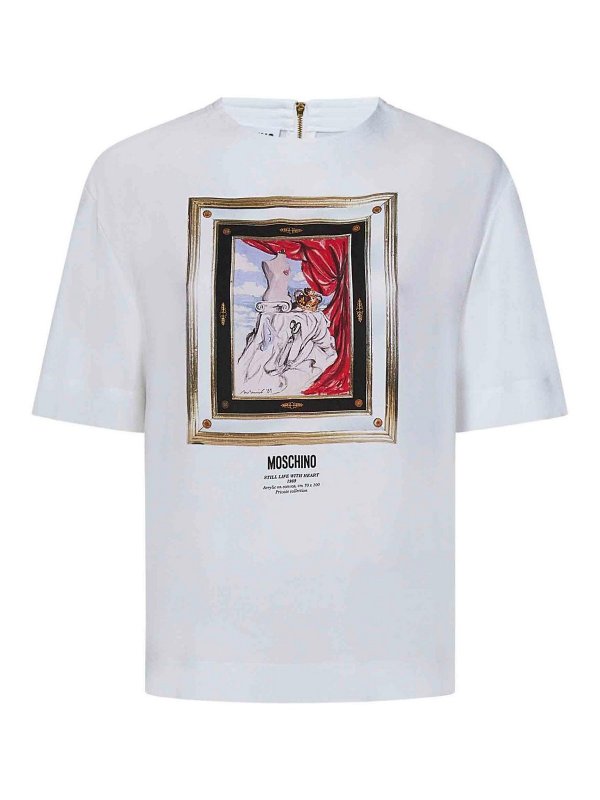 MOSCHINO: Blouses - Blouse - Blanc