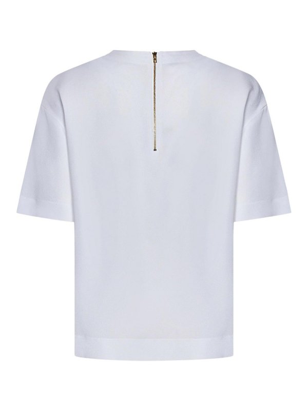 MOSCHINO: Blouses online - Blouse - Blanc
