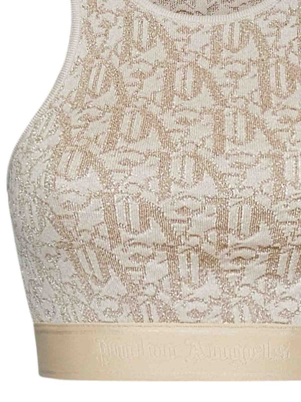 The Best Shops Palm Angels: Tops und Tank Tops - Top - Beige