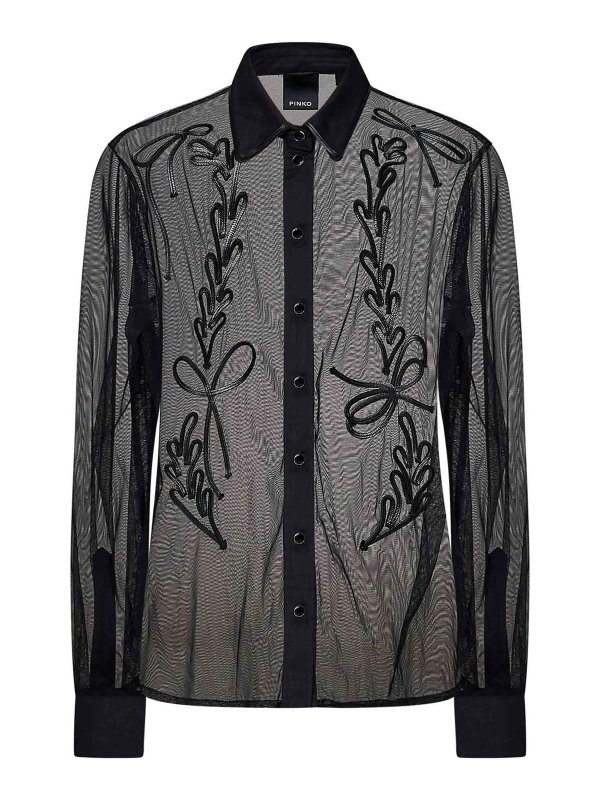 Pinko: Hemden - Hemd - Schwarz