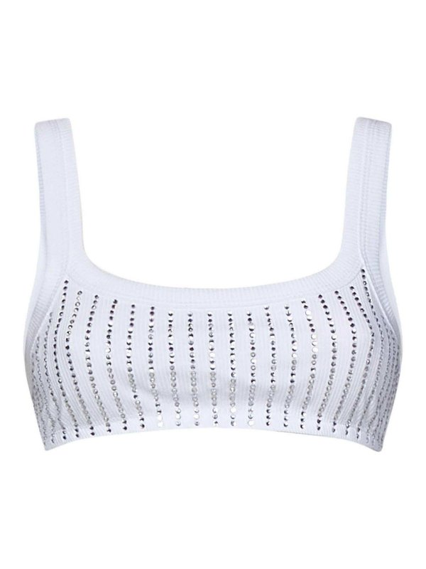 The Attico: Tops und Tank Tops - Top - Weiß