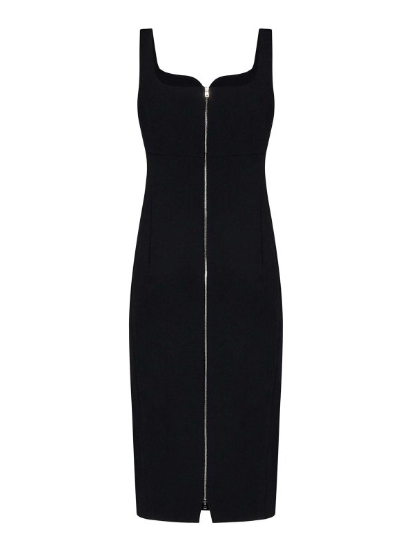 VICTORIA BECKHAM: knee length dresses online - T-Shirt Midi Dress