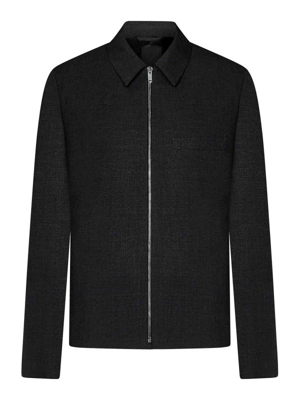 GIVENCHY: casual jackets - Graphite Gray Jacket