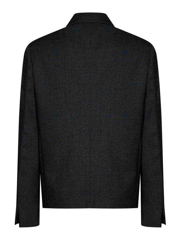 GIVENCHY: casual jackets online - Graphite Gray Jacket