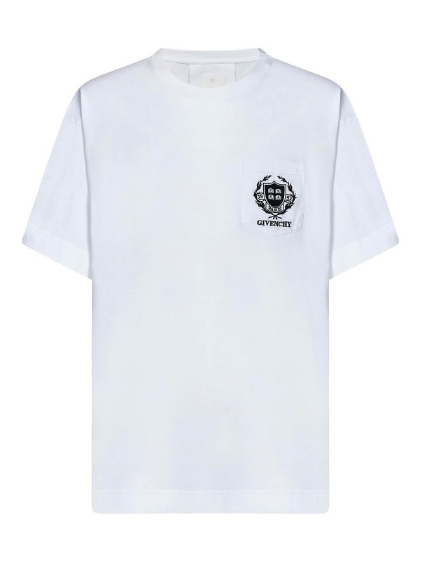 GIVENCHY: t-shirts - Cotton Jersey T-Shirt