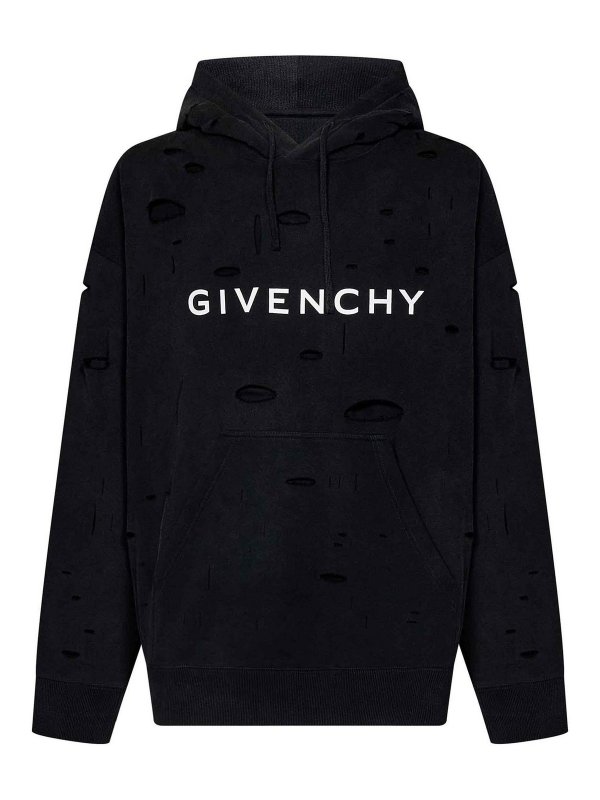 GIVENCHY: Sweatshirts und Pullover - Sweatshirt - Schwarz