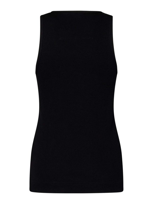 GIVENCHY: Tops y camisetas sin mangas online - Top - Negro