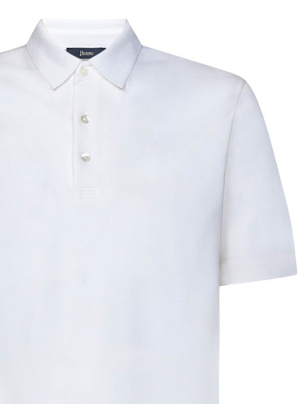 The Best Shops HERNO: ポロシャツ - ポロシャツ - 白