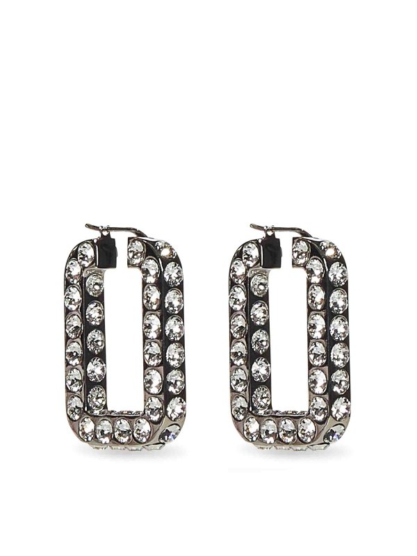 AMINA MUADDI: イヤリング - イヤリング - 銀