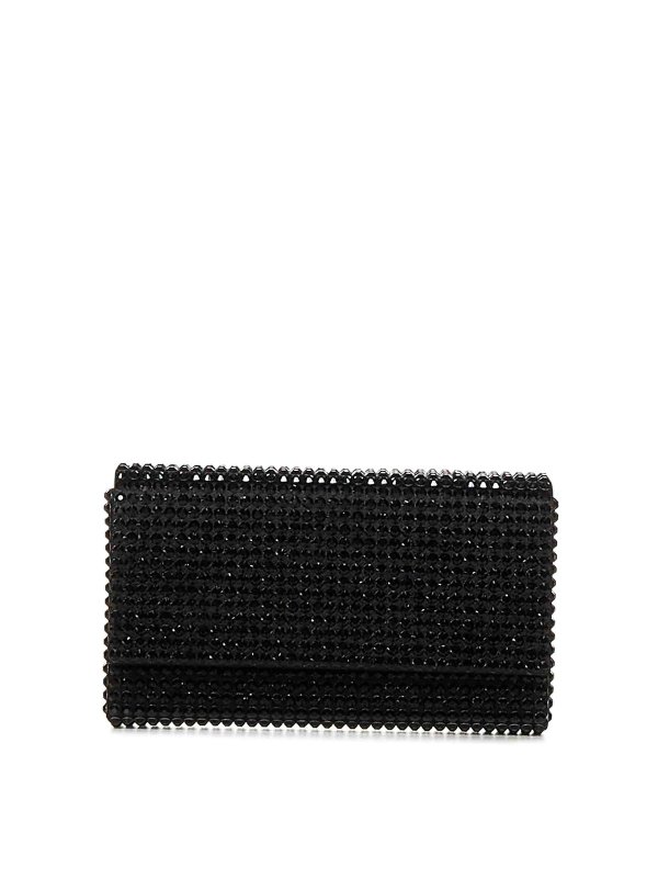 AMINA MUADDI: clutches - Silk satin clutch