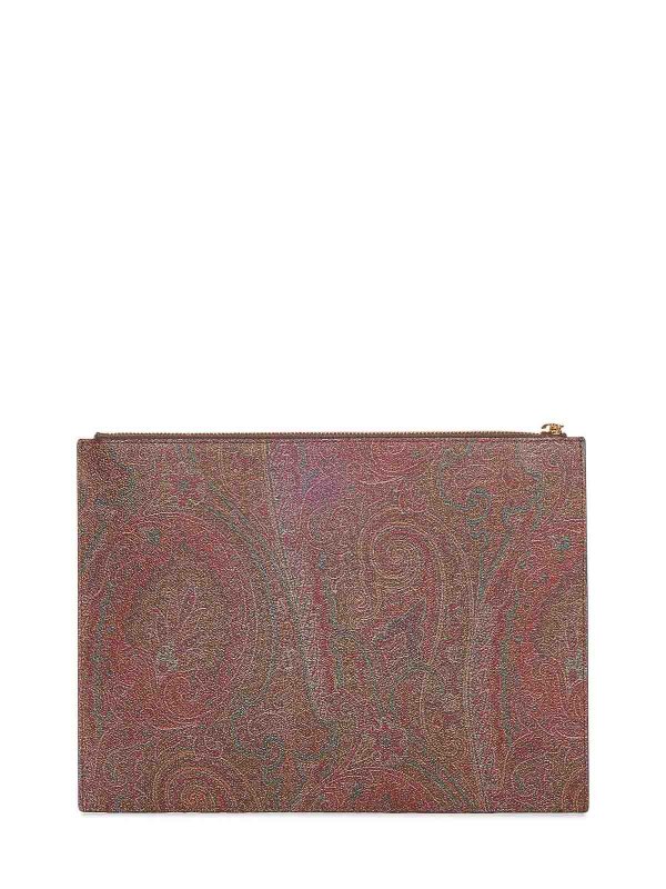 ETRO: Clutch online - Pochette - Marron