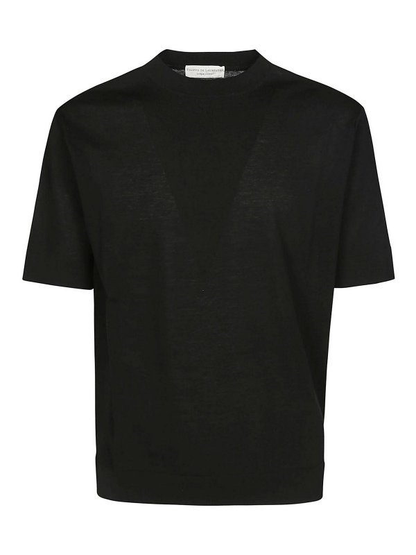 FILIPPO DE LAURENTIIS: シャツ - シャツ - 黒