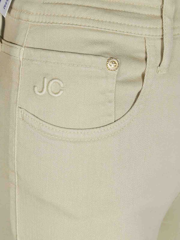 The Best Shops JACOB COHEN: Straight Leg Jeans - Straight Leg Jeans - Gelb