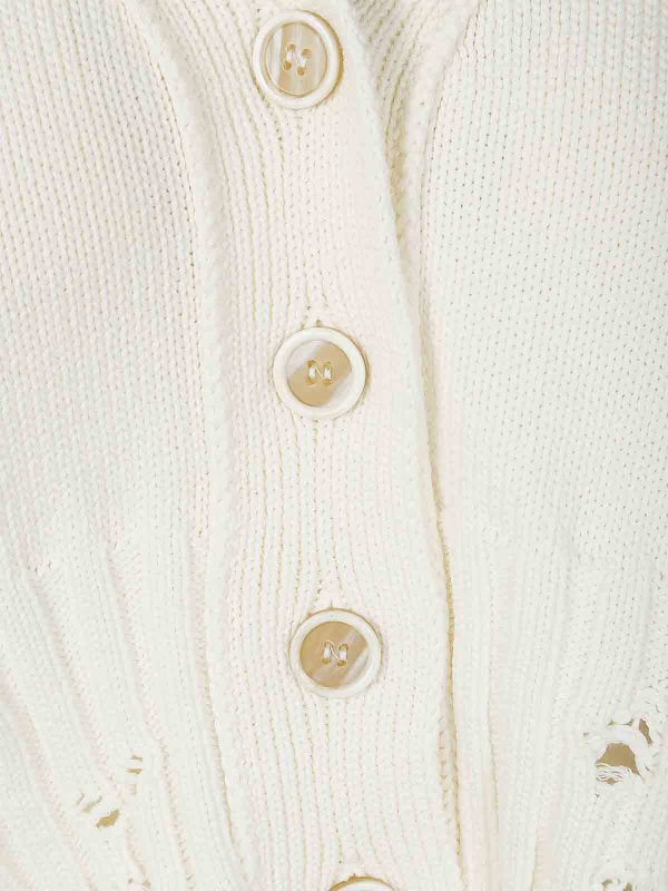 The Best Shops Marni: Cardigans - Cardigan - Weiß