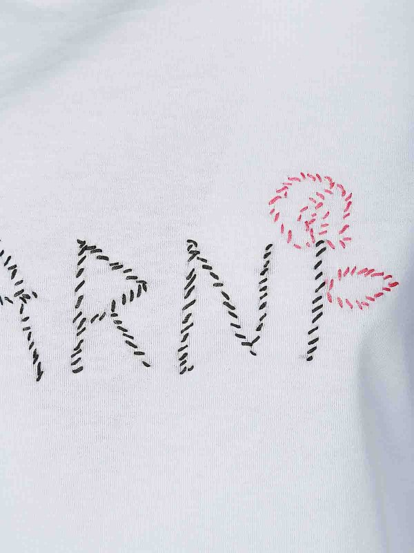 The Best Shops Marni: T-shirts - T-Shirt - Weiß
