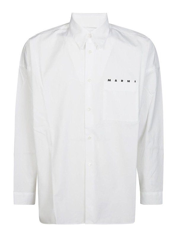 Marni: Hemden - Hemd - Weiß