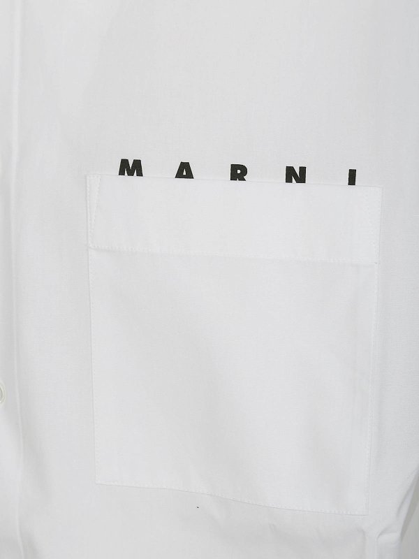 The Best Shops Marni: Hemden - Hemd - Weiß