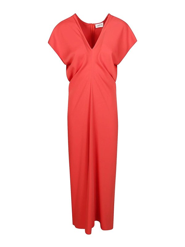 P.A.R.O.S.H.: ニーレングスドレス - 膝丈ドレス - 赤