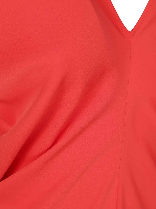 The Best Shops P.A.R.O.S.H.: ニーレングスドレス - 膝丈ドレス - 赤