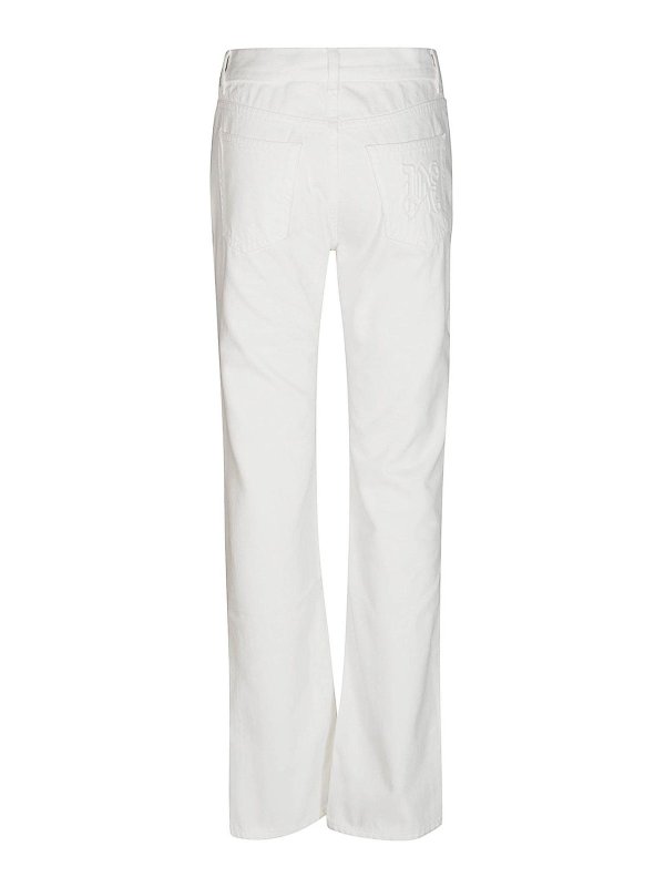 Palm Angels: Jeans Rectos online - Vaqueros Rectos - Blanco