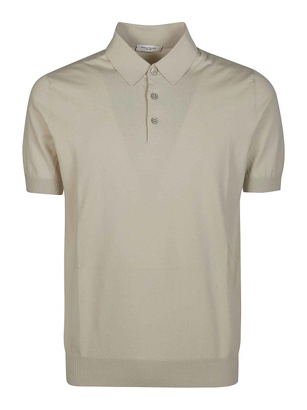 Paolo Pecora: Polos  - Polo - Beige