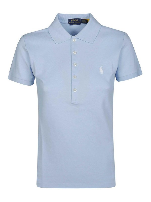 POLO RALPH LAUREN: Poloshirts - Poloshirt - Hellblau