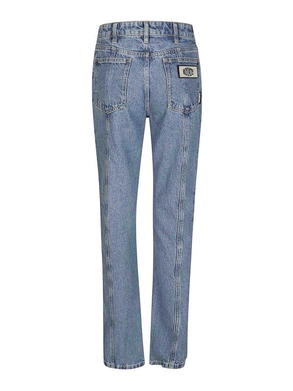 ROTATE Birger Christensen: Jeans à jambe droite online - Jean Droit - Bleu