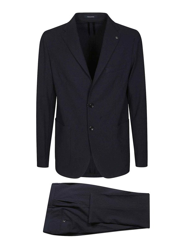 TAGLIATORE: Elegante Anzüge - Knielanges Kleid - Blau