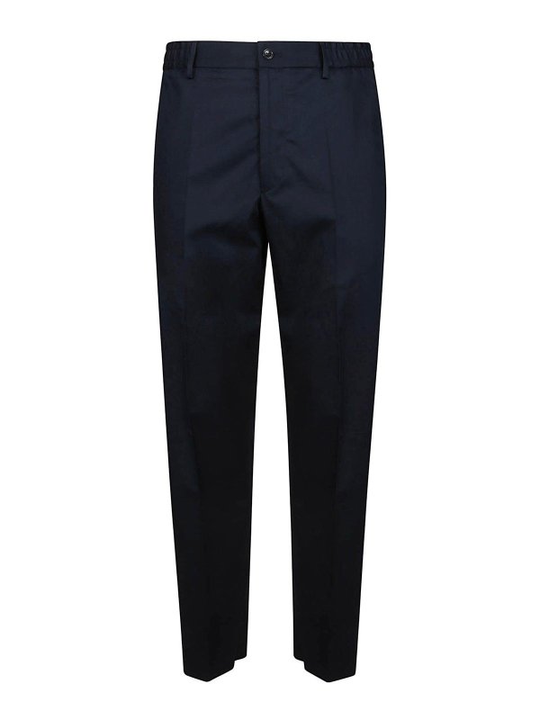 TAGLIATORE: カジュアルトラウザー - カジュアルパンツ - ブルー