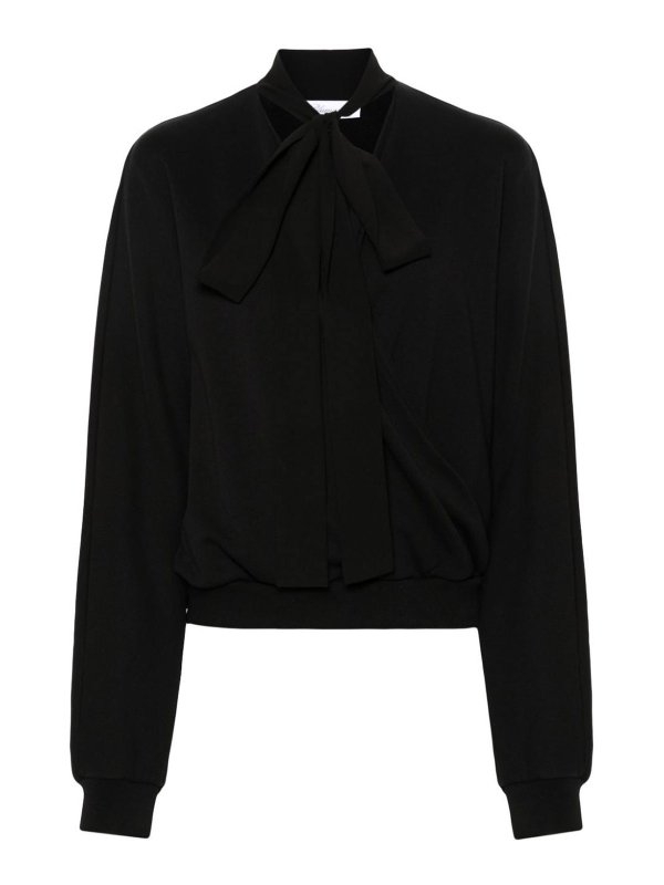 BLUMARINE: Sweatshirts & Pulls - Sweat-Shirts - Noir