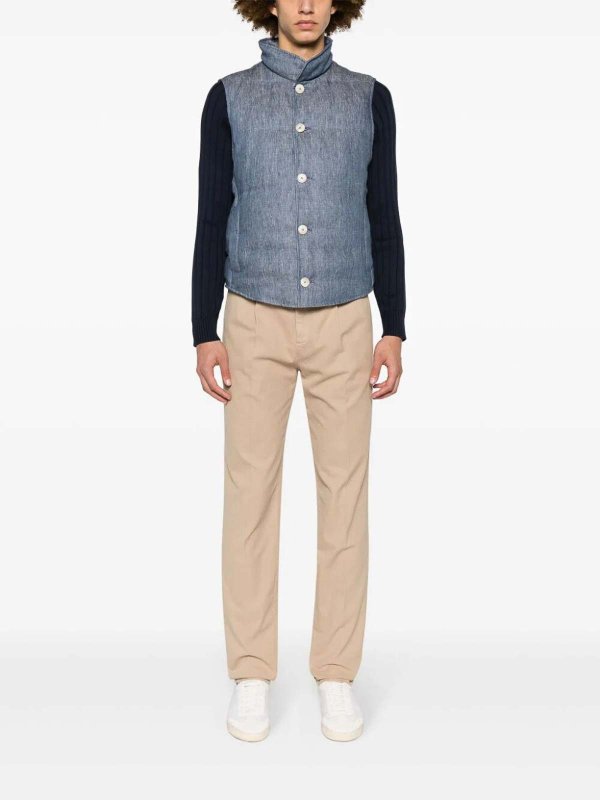 BRUNELLO CUCINELLI: Chaquetas y Chaquetones acolchados online - Chaqueta Alcochada - Lavado Claro