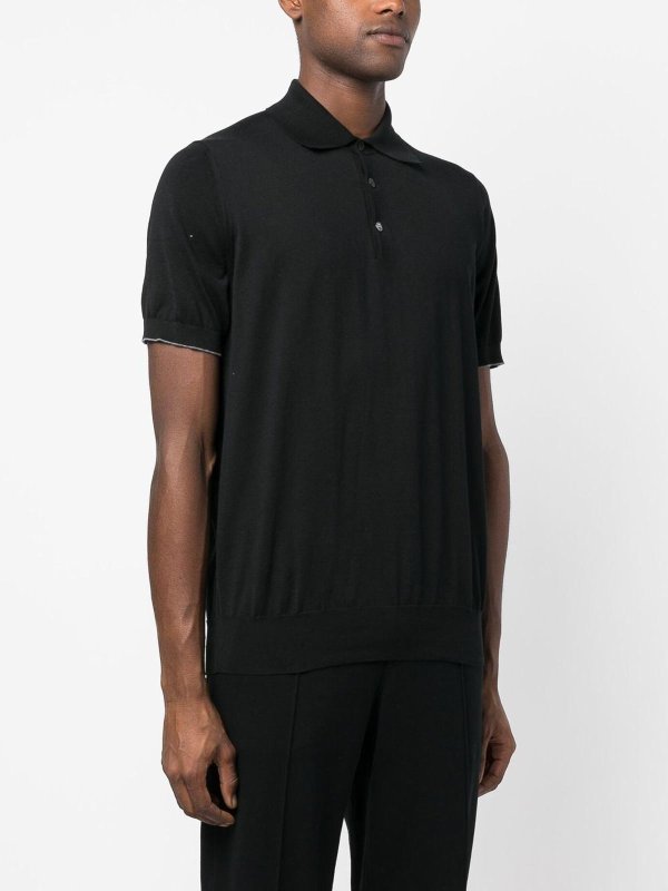 The Best Shops BRUNELLO CUCINELLI: Poloshirts - Poloshirt - Schwarz