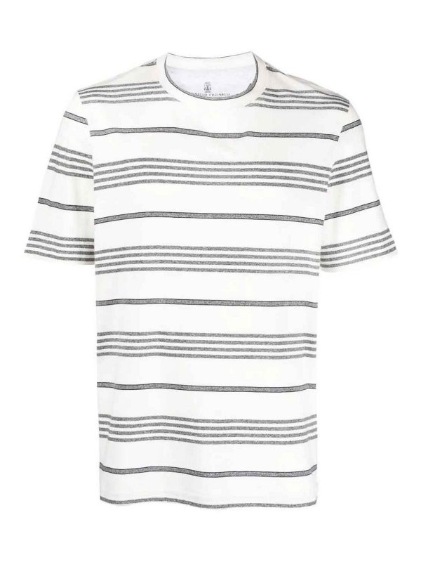 BRUNELLO CUCINELLI: Camisetas - Camiseta - Azul