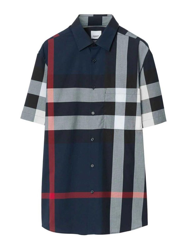BURBERRY: shirts - Summerton Check Short Sleeve Shirt
