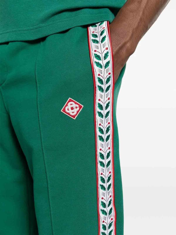 トラックスーツ ボトムス - 緑 shop online: CASABLANCA