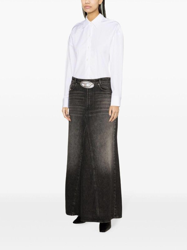 DIESEL: Faldas largas online - Falda Larga - Negro