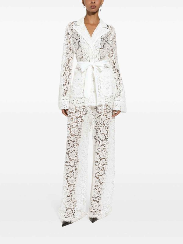 DOLCE & GABBANA buy online カジュアルパンツ - 白