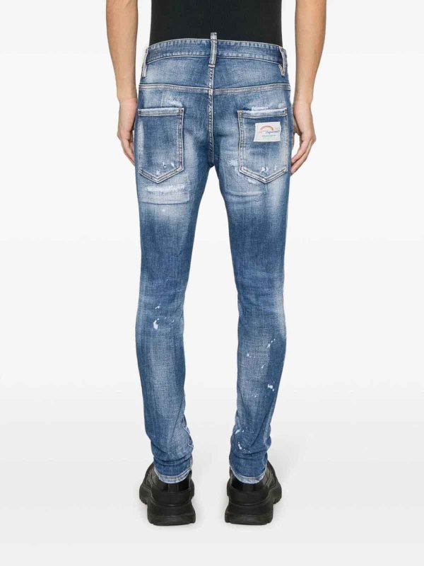 The Best Shops DSQUARED2: Bootcut - Bootcut Jeans - Dunkelblau