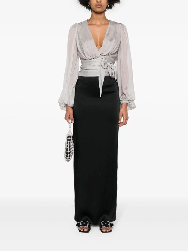 ELISABETTA FRANCHI: Camisas online - Camisa - Gris Claro