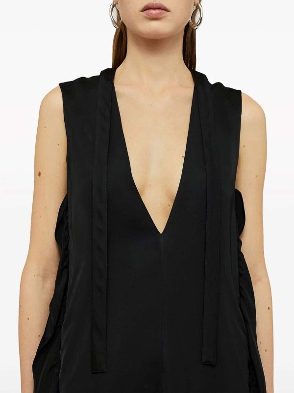 The Best Shops JIL SANDER: ニーレングスドレス - 膝丈ドレス - 黒