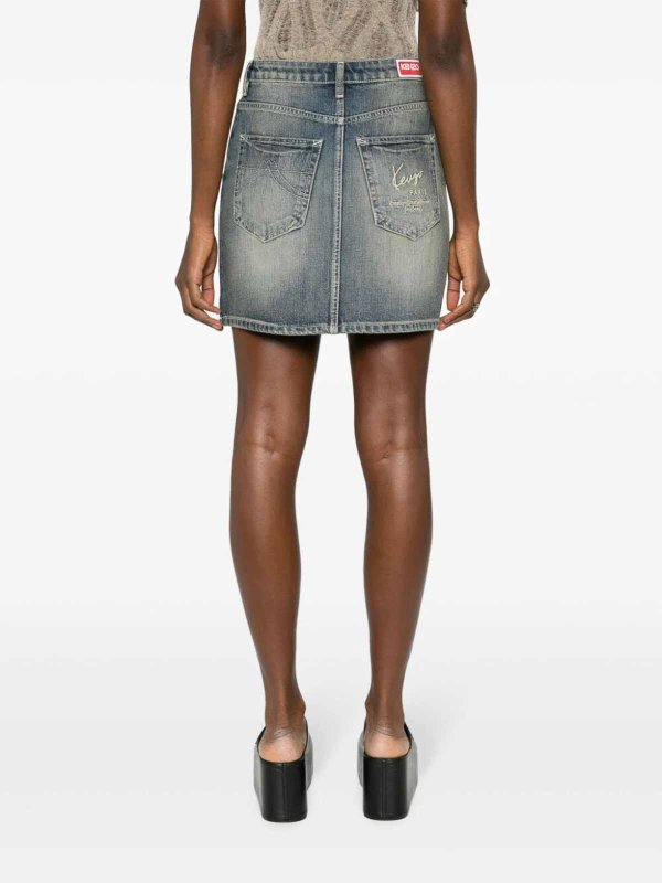 The Best Shops KENZO: Minifaldas - Minifalda - Azul