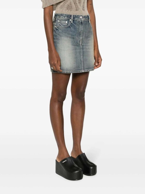 Minifalda - Azul shop online: KENZO