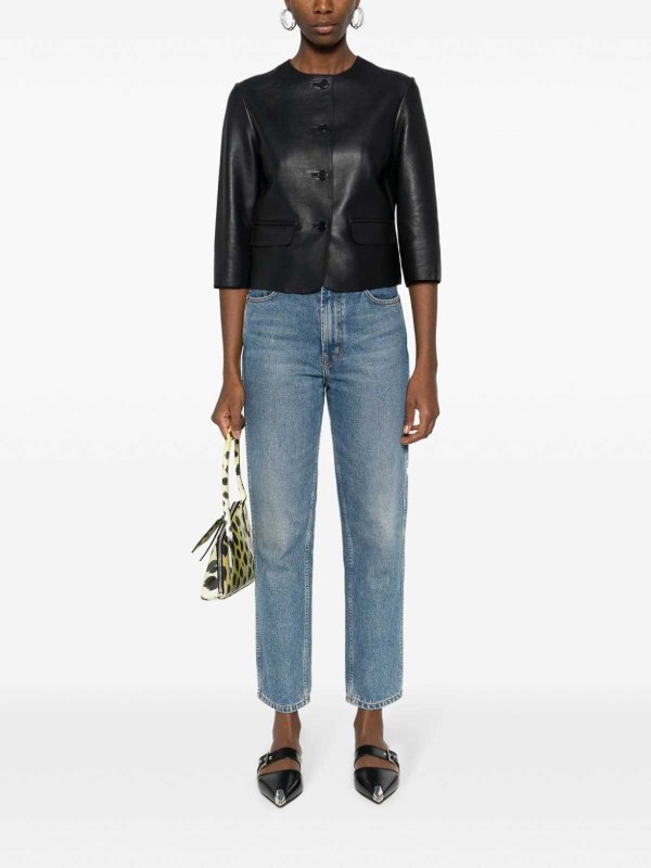 P.A.R.O.S.H.: leather jacket online - Leather Jacket